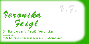 veronika feigl business card